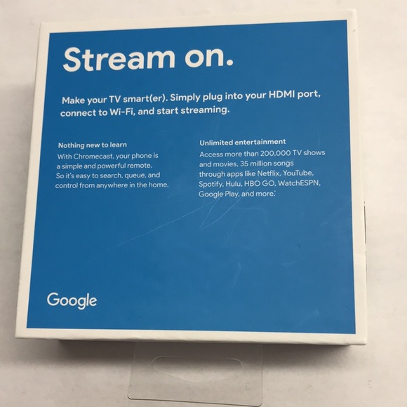 Google Chromecast (2nd Generation) HD Media Streamer-black. - Picture 4 of 6